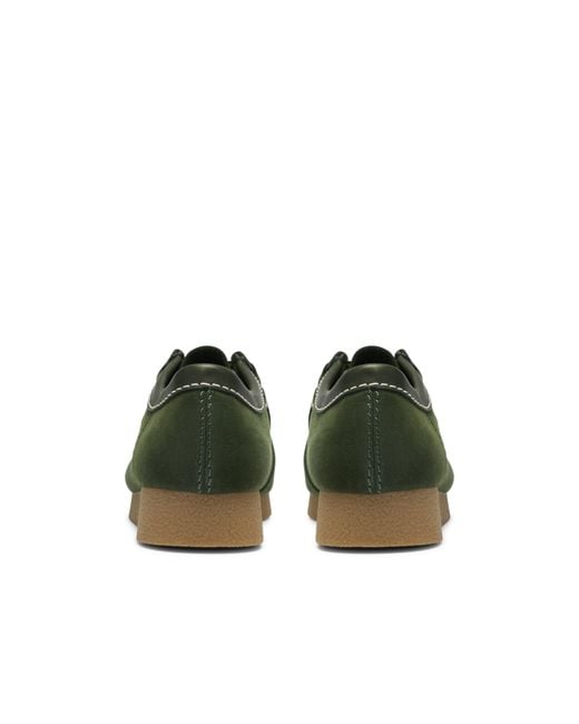 Clarks Green Wallabee Moc Toe Formal Shoes for men