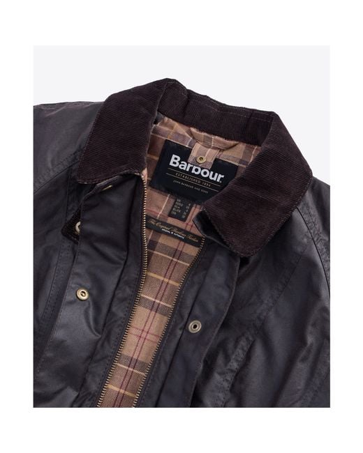 Barbour Black Beadnell Wax Jacket