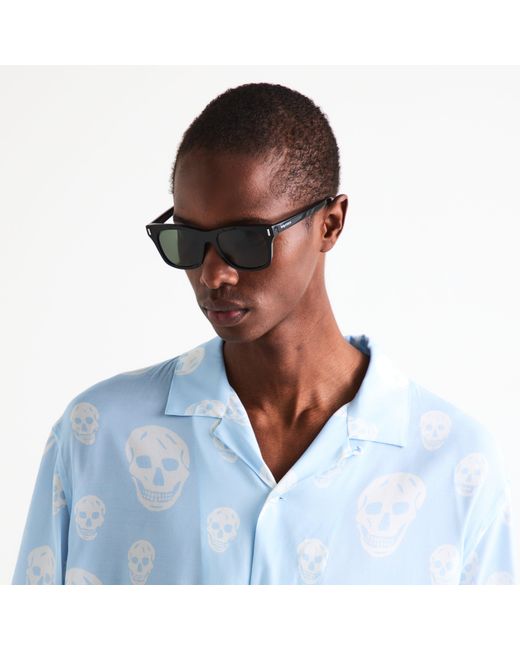 McQueen Black Am0551S Wayfarer Sunglasses for men