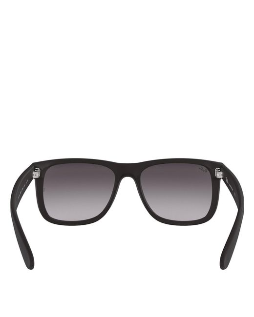 Ray-Ban Gray Justin Square Sunglasses