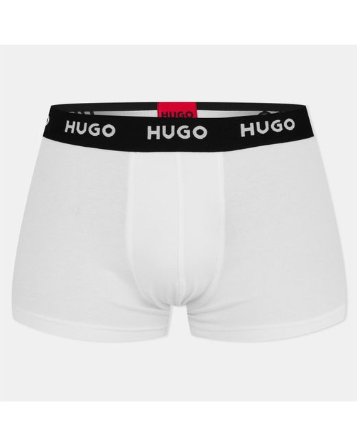 HUGO White 3 Pack Trunks for men