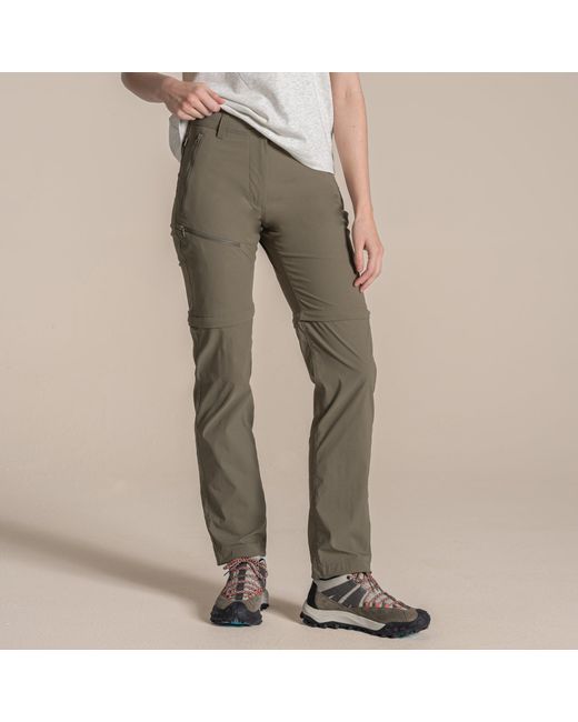 Craghoppers Green Nosilife Pro Convertible Iii Lightweight Trousers