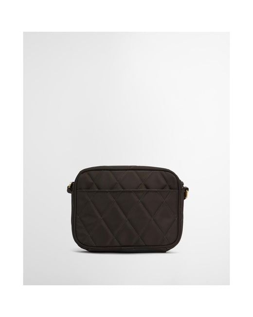 Barbour Black Quilted Crossbody Bag