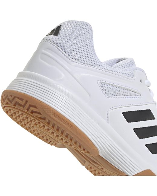 Adidas White Speedcourt Indoor Shoes