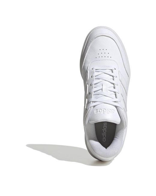 Adidas White Courtblock Trainers