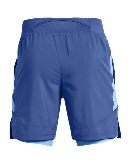 Under Armour Blue Launch Pro Performance Running Shorts for men