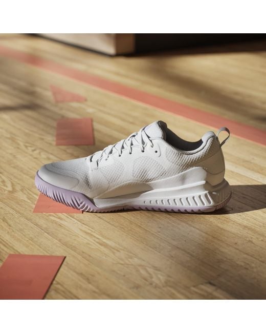 Adidas White Court Team Indoor Netball Shoes