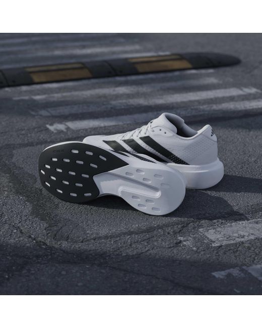 Adidas White Adizero Pacer for men