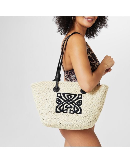 Biba Natural Straw Beach Bag