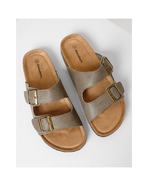 Threadbare Brown Atticus Flat Sandal for men