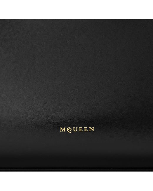 McQueen Black Alex Birdee Large Tote Bags