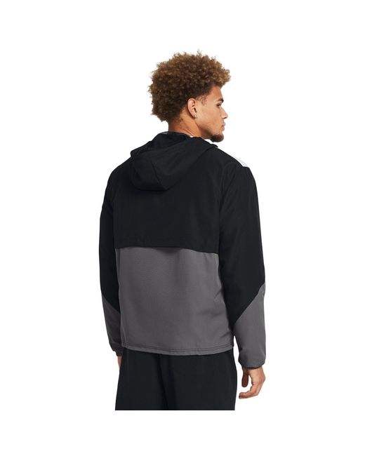 Under Armour Black Legacy Lightweight Windproof Windbreaker for men