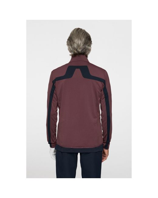 J.Lindeberg Purple Jarvis Mid Layer Pullover for men