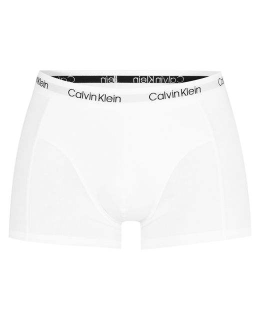 Calvin Klein White 2 Pack Trunks for men