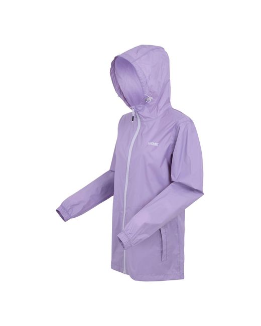 Regatta Purple Pack It Iii Waterproof Jacket