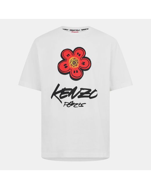 KENZO White X Futura 2000 T-Shirt for men