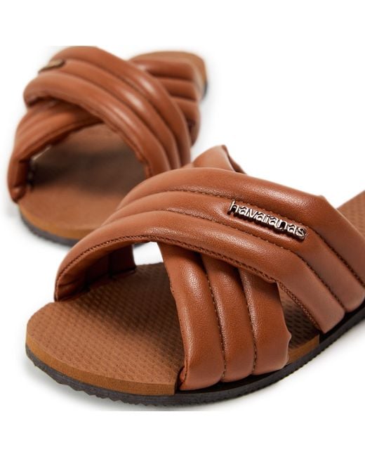 Havaianas Brown Flip Flops