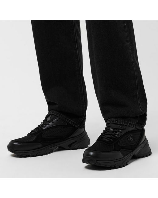 Calvin Klein Black Hike Runners for men