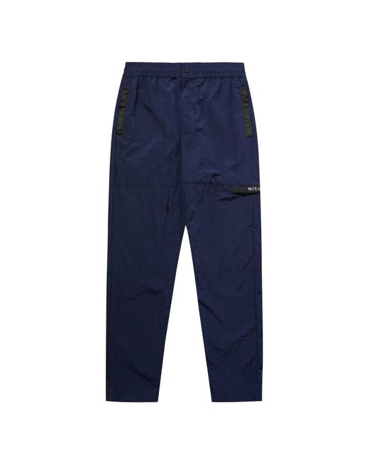 Nicce London Blue Java Cargo Pants for men