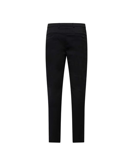 Replay Black Fishbone Chinos for men
