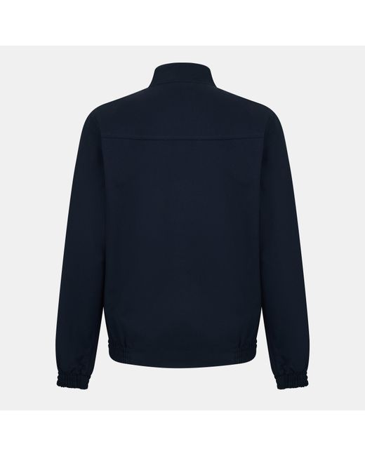 Lyle & Scott Blue Long Sleeve Zip Harrington Jacket for men