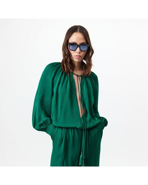 Tom Ford Green Structured Tailored Jumpsuit