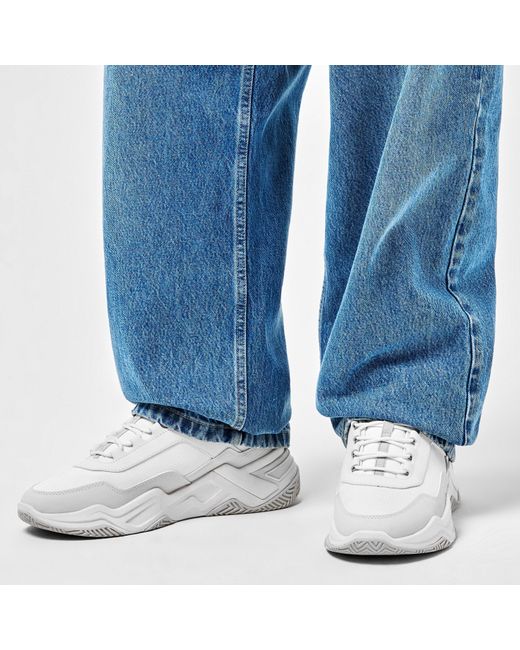 Mallet White Odyssey Chunky Trainers for men