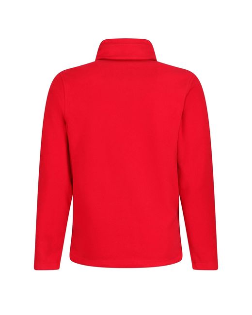 Regatta Red Micro Full-Zip Fleece for men