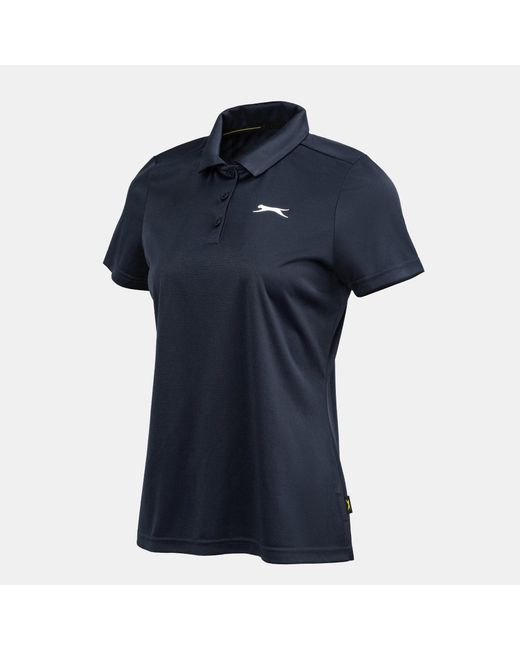 Slazenger 1881 Blue Plain Golf Polo Shirt