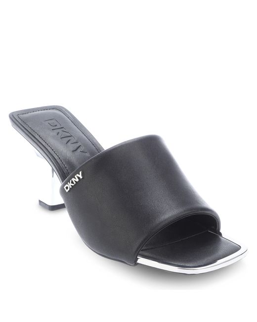DKNY Black Kaye Heeled Mule