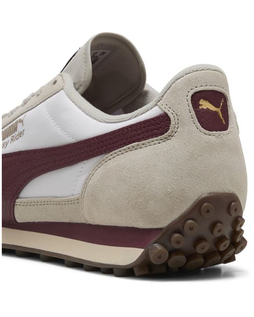 PUMA White Easy Rider Low-Top Trainers