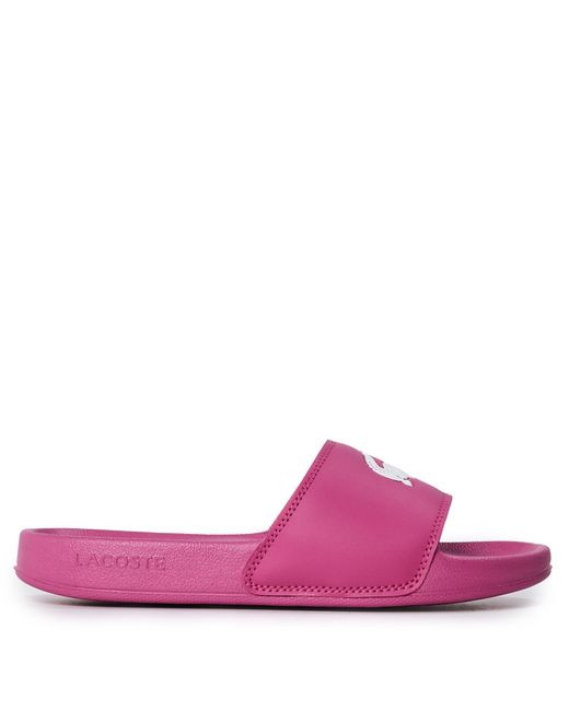 Lacoste Pink Serve Sliders