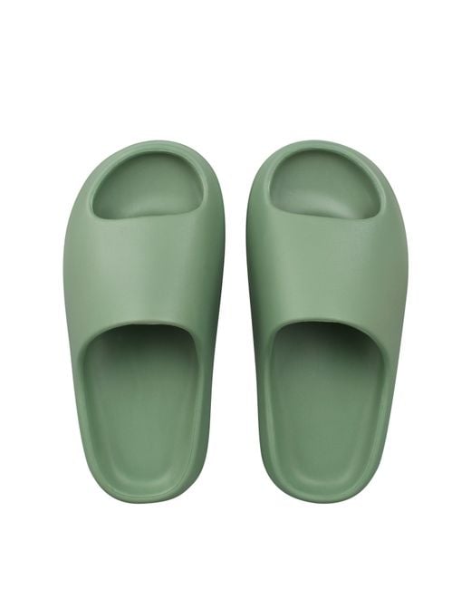 Jack Wills Green Chunky Sliders Ladies