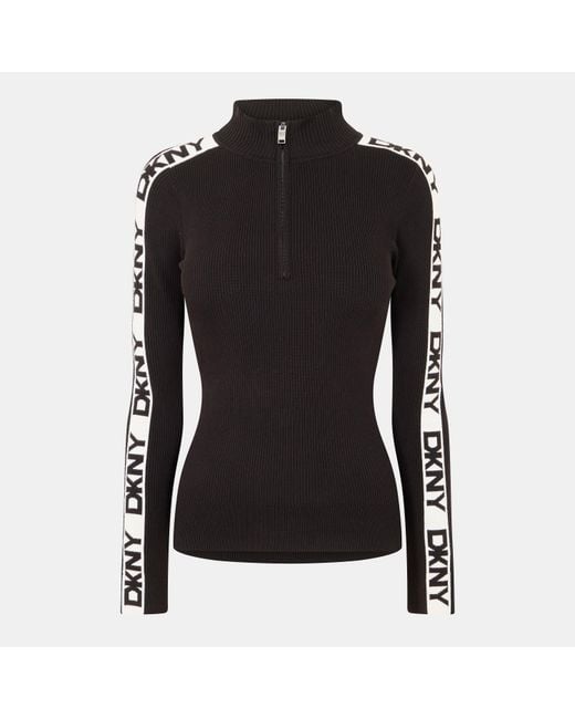 DKNY Black Tape Knitted Top