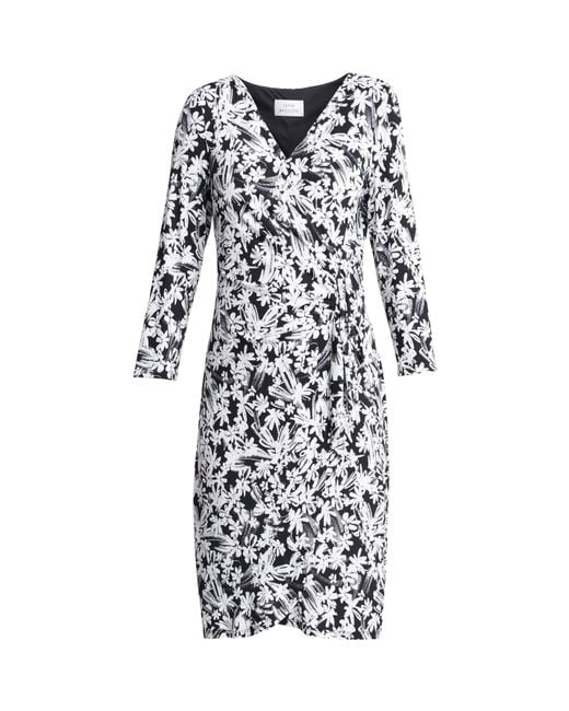 Gina Bacconi Blue Ethney Jersey Dress