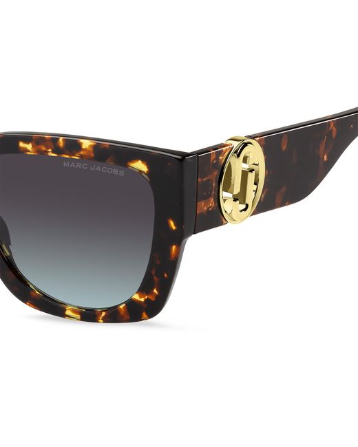 Marc Jacobs Black Square Round Sunglasses