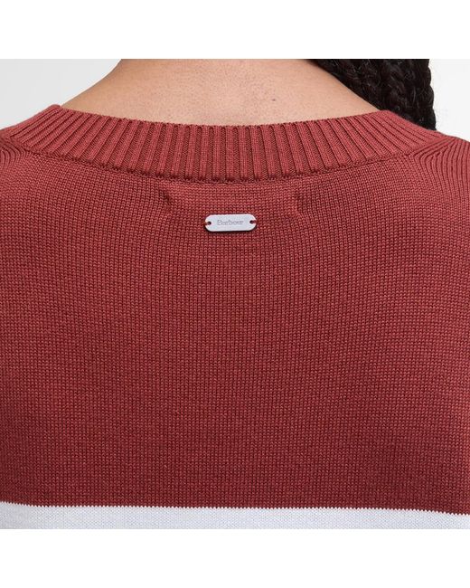 Barbour Red Demi Jumper