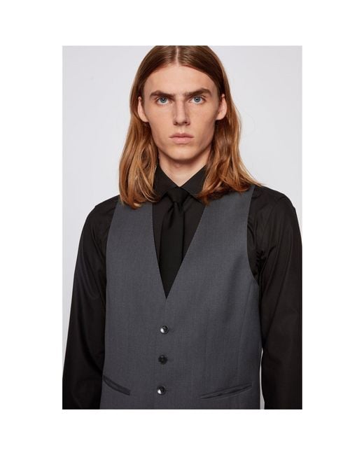 Boss Blue Wilson Waistcoat for men