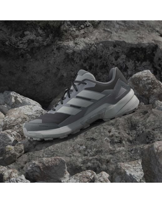 Adidas Gray Waterproof Hiking Shoes for men