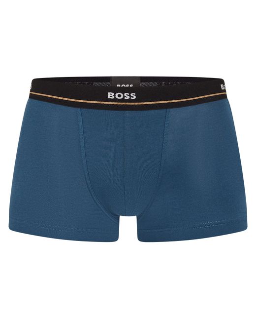 Boss Blue Bodywear 5 Pack Boxer Trunks With Logo Detail for men