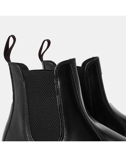 Dr. Martens Black Flora Chelsea Boots