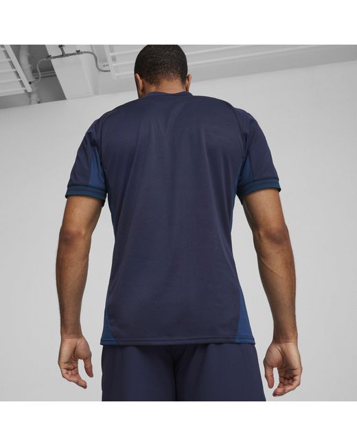 PUMA Blue Teamfinal Jersey T-Shirt for men