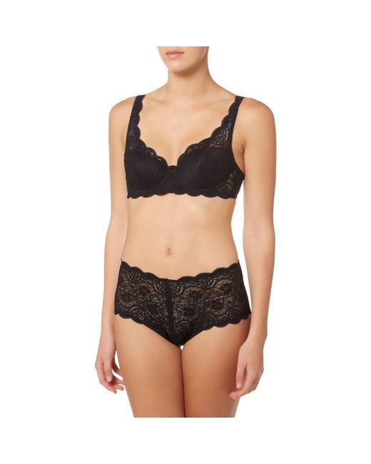 Triumph Black Amourette 300 Maxi Briefs