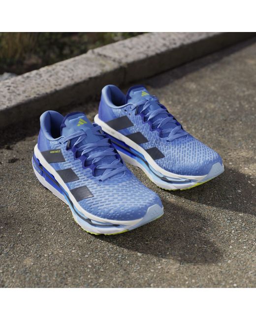 Adidas Blue Adistar Byd Running Shoes for men