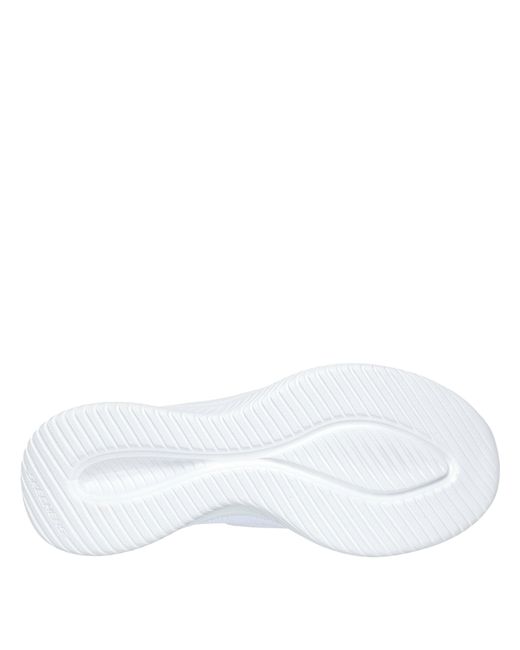 Skechers White Slip On Runners