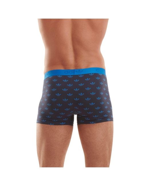 Adidas Originals Blue Originals Comfort Flex Cotton 2-Pack Boxer for men