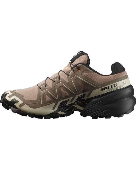 Salomon Brown Speedcross 6 Trail Running Shoes for men