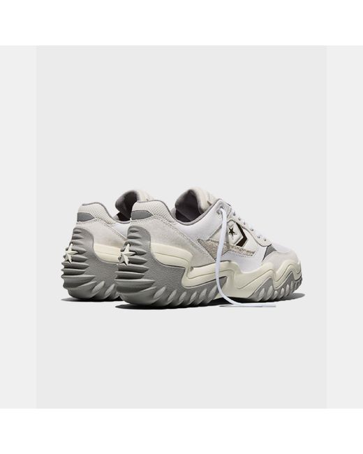 Converse Gray Wave Motion Platform Trainers