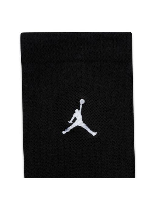 Nike Black Everyday Crew Socks (3 Pairs)
