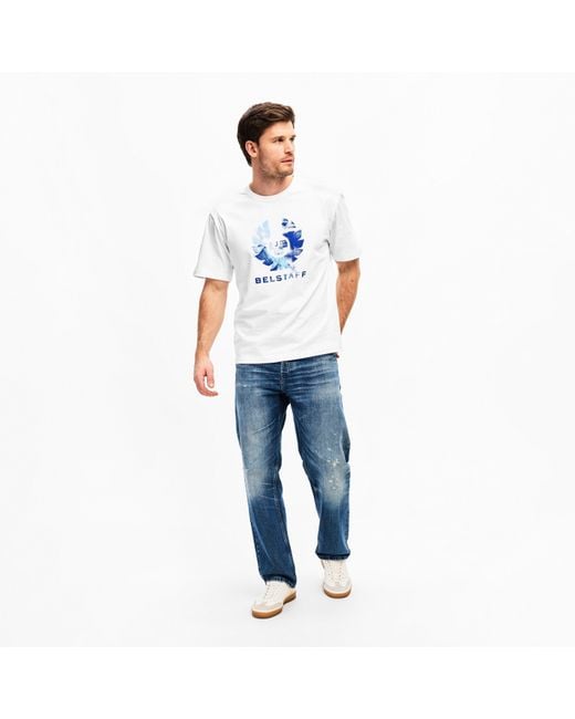 Belstaff Blue Phoenix T-Shirt for men
